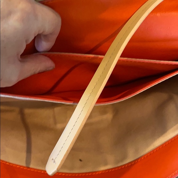 L.A.M.B. By Gwen Stefani burnt orange briefcase - Picture 12 of 16